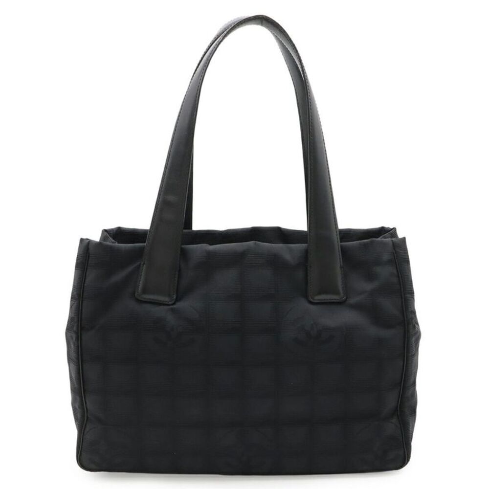 Chanel Nylon Jacquard Leather Tote PM